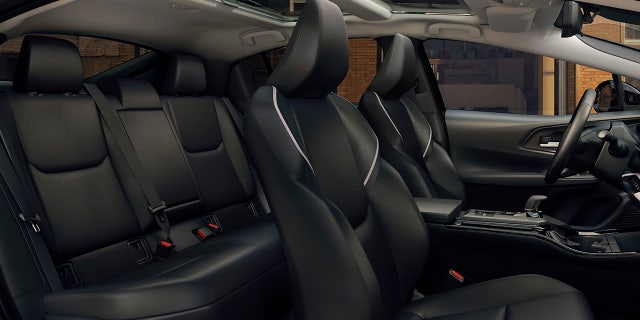 The Prius remains a four-door hatchback design.
