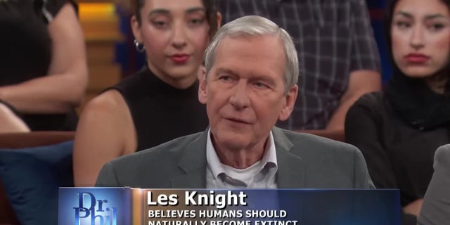 Voluntary human extinction advocate Les Knight appeared on an episode of Dr. Phil.