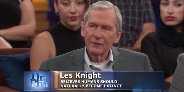 Voluntary human extinction advocate Les Knight appeared on an episode of Dr. Phil.