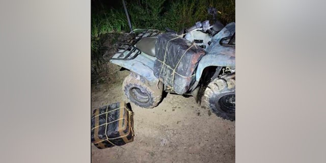 Border officials and DPS troopers discovered the ATV was hauling bundles of marijuana weighing 182 pounds.