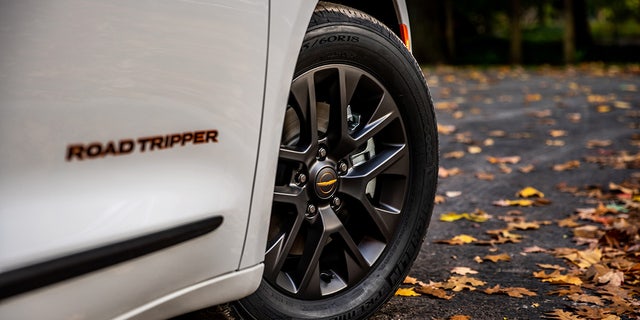 The Road Tripper's badging and wheels are unique to the model.