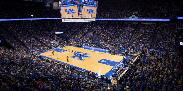 A view of the interior of Rupp Arena during a game between the Kentucky Wildcats and Auburn Tigers Feb. 23, 2019, in Lexington, Ky. 