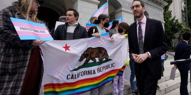Democratic state Sen. Scott Weiner from San Francisco — an openly gay man who is one of many in the state's legislature.