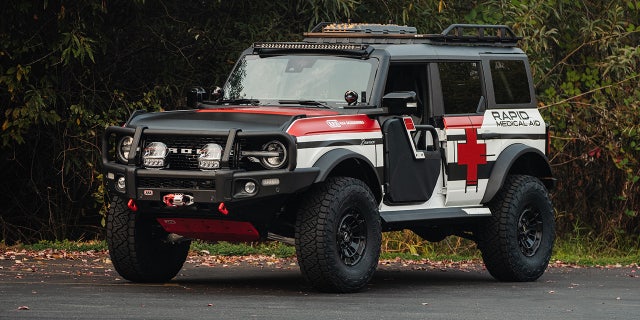 ARB's Bronco is built as a rescue vehicle.