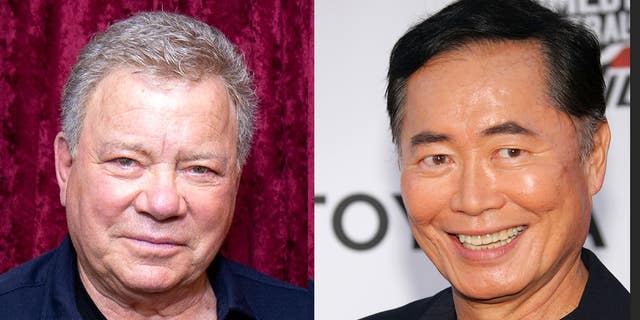 After William Shatner, left, claimed that George Takei, right, is constantly 