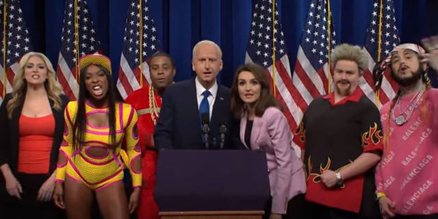 President Biden (James Austin Johnson) suggested "more interesting" celebrity candidates in this weekend's cold open ahead of the midterms.