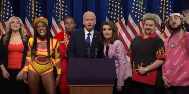 President Biden (James Austin Johnson) suggested "more interesting" celebrity candidates in this weekend's cold open ahead of the midterms.