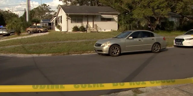 The scene where police found the body of 60-year-old Harriet Owens.
