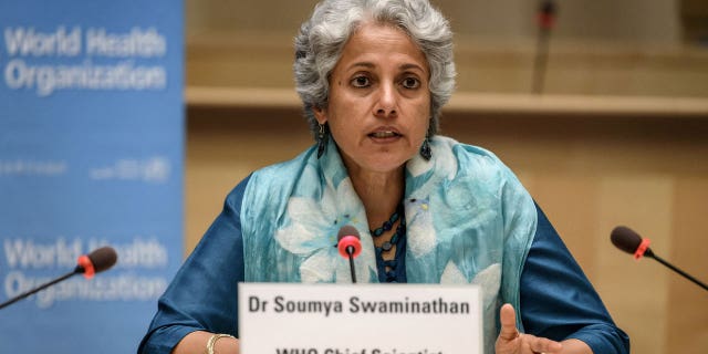 WHO Chief Scientist Soumya Swaminathan, who announced Tuesday that she would be leaving the agency.