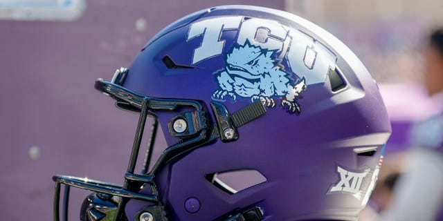 TCU helmet close-up