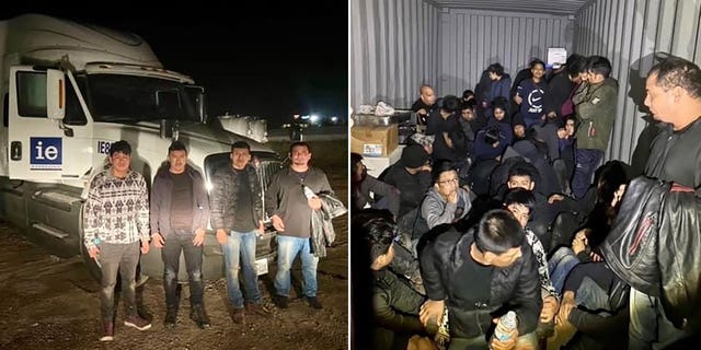 Texas DPS said about 50 illegal immigrants were found in a junkyard tractor trailer in Webb County and turned over to Border Patrol. Five adult males who initially exited the big rig were apprehended. 