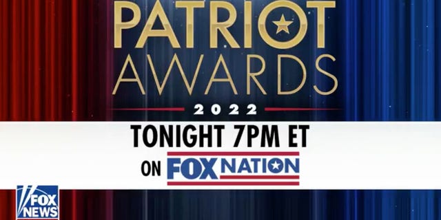 The 2022 Patriot Awards take place at 7p.m. ET on November 17 and can be streamed on Fox Nation.