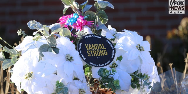 A memorial for the students killed in Idaho.