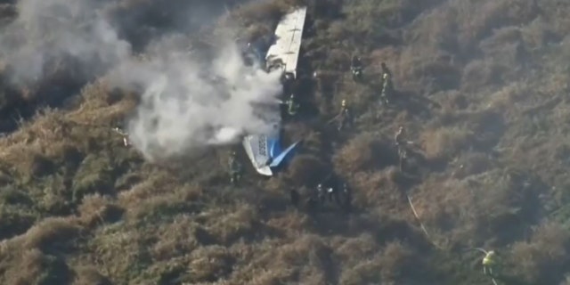 Officials said four people died as a result of the crash.