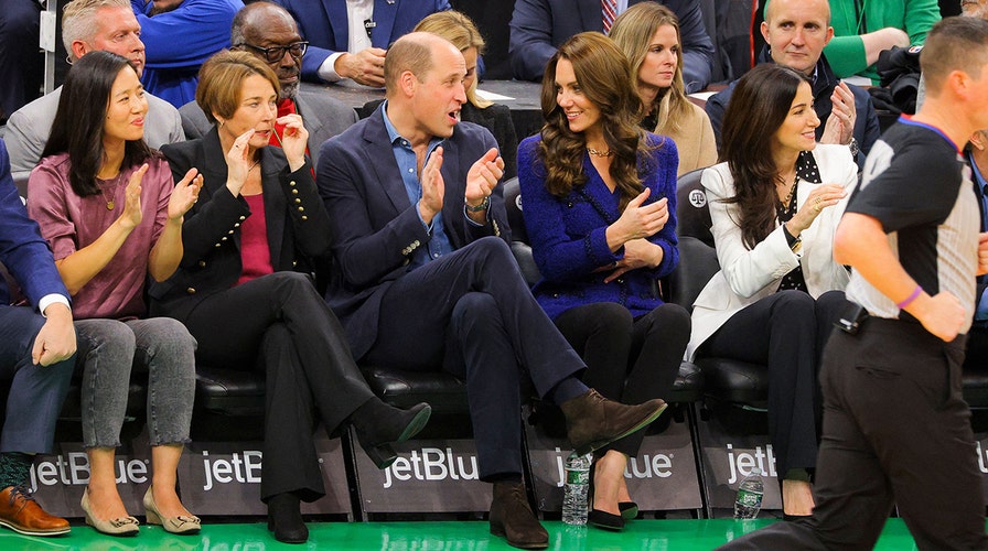 Prince William, Kate Middleton watch courtside as Boston Celtics take on  Miami Heat during their US trip | Fox News