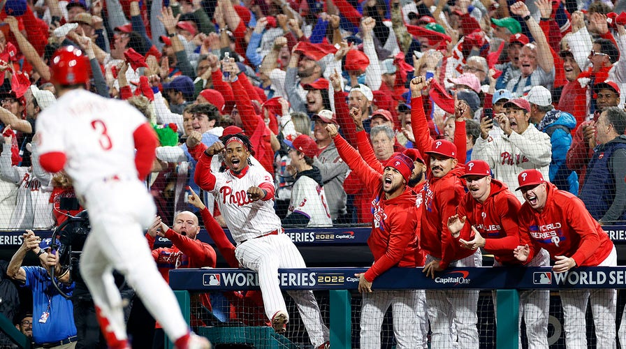 2022 World Series: Phillies hit five home runs to take 2-1 series lead over  Astros
