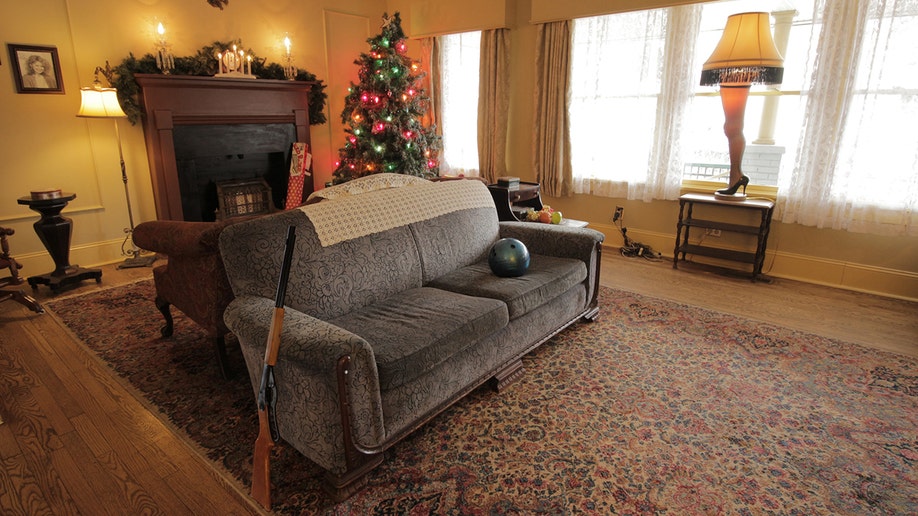 A Christmas Story House Living Room
