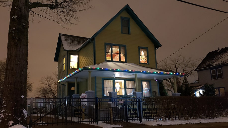 Christmas Story Home at Night