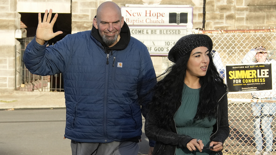 Pennsylvania Lt. Gov. John Fetterman votes