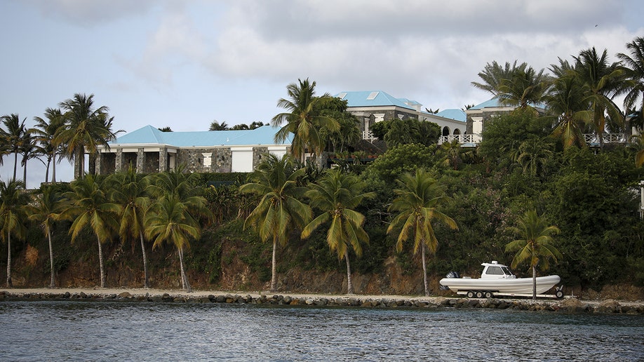 A house on Epstein's island