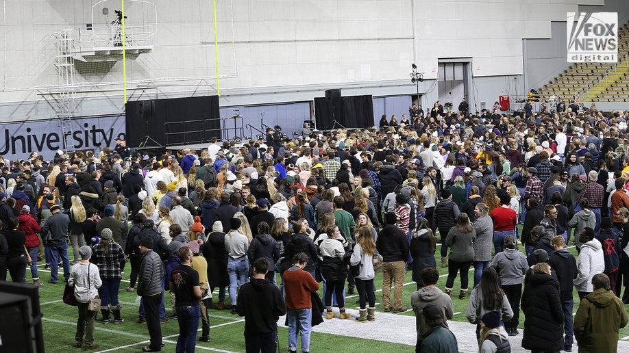 Large group of people gather at Idaho student's vigil