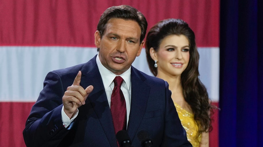 Casey and Ron DeSantis on election night