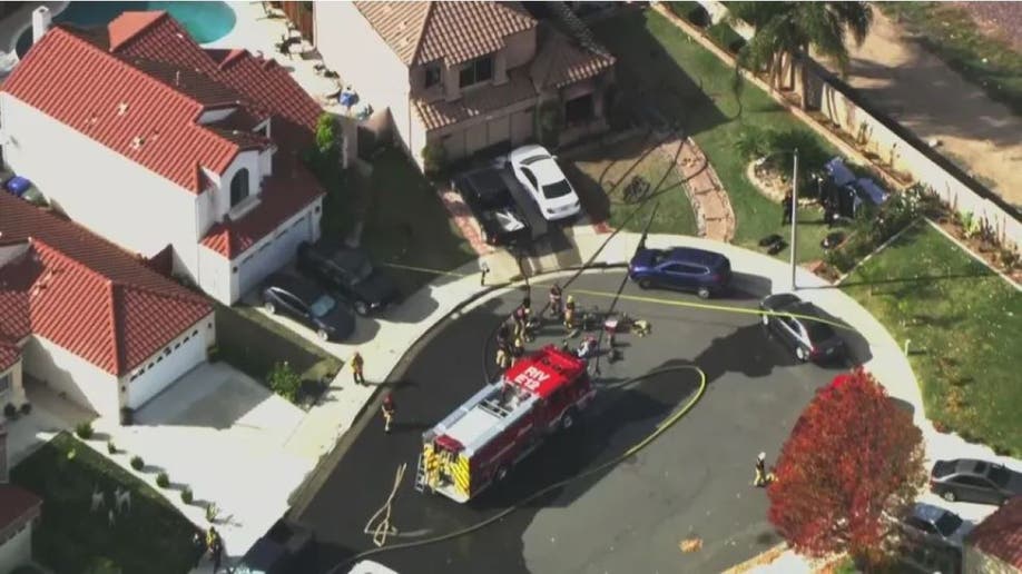 Scene of deadly fire in CA