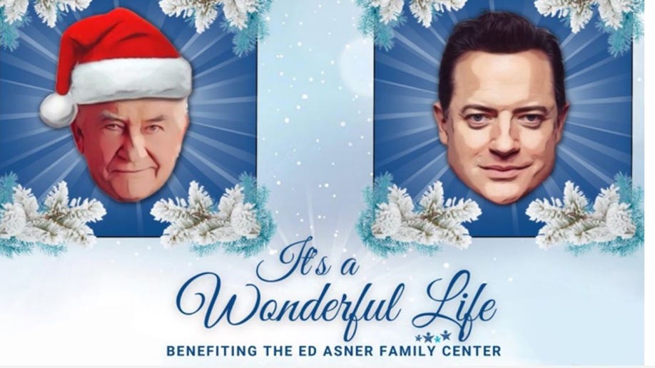 ad for the Ed Asner Family Center's "It's a Wonderful Life" table read