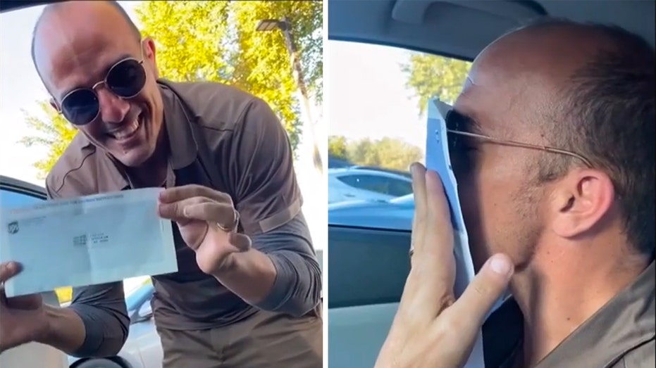 Arizona UPS driver, originally from Cuba, celebrates his ‘first American paycheck’