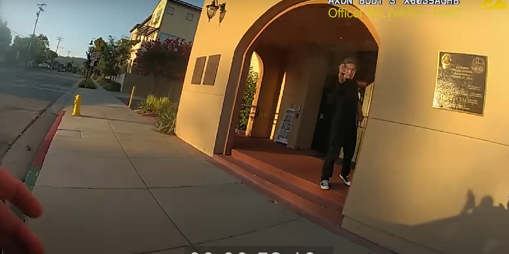 Chilling California bodycam video shows suspect shooting officer before being killed - Vimarsana News