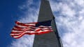 U.S. flag and the Washington Monument at the National Mall in Washington, D.C., United States on October 20, 2022. - Fox News