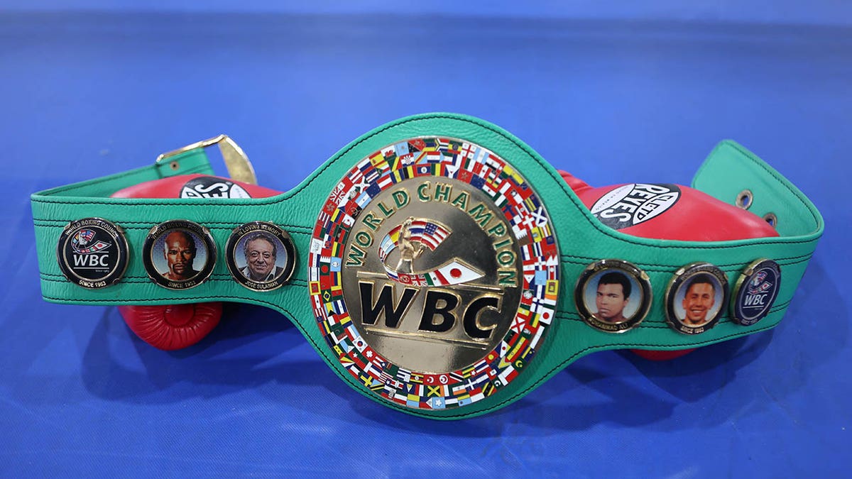 The WBC World Champion belt