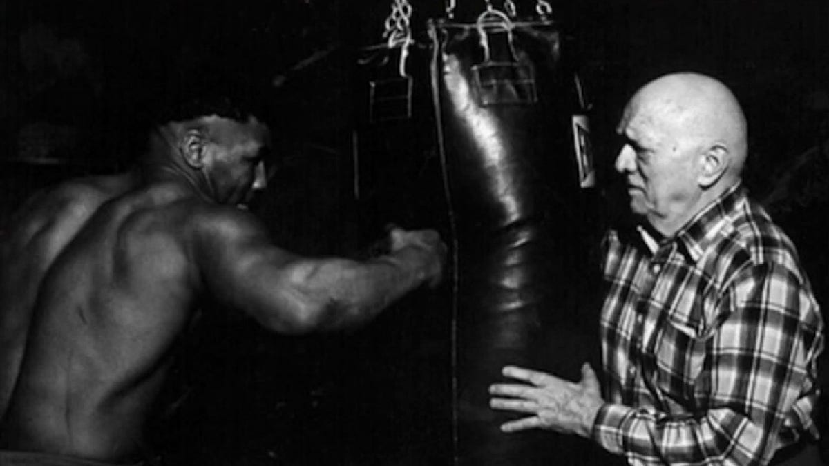 Mike Tyson and Cus D'Amato