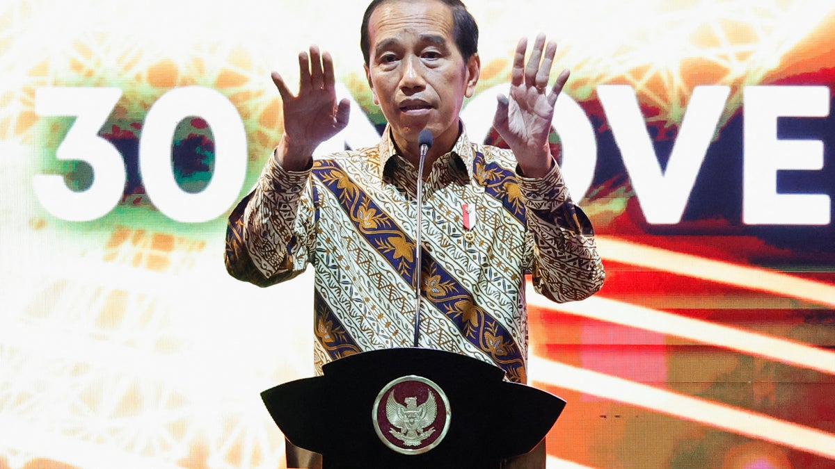 Indonesia president Joko Widodo