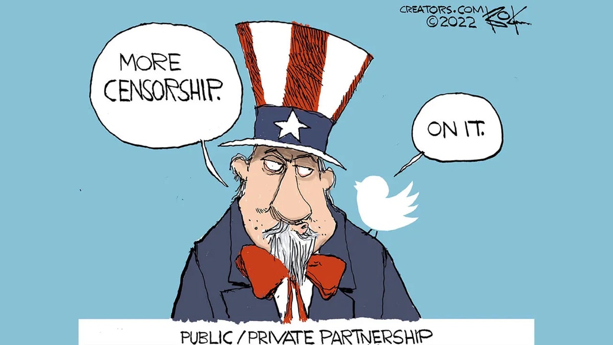 Political cartoon showing Uncle Sam