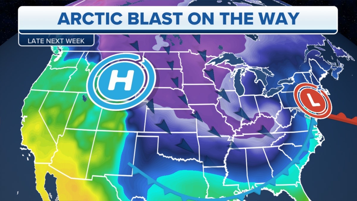 Arctic air forecast across the country