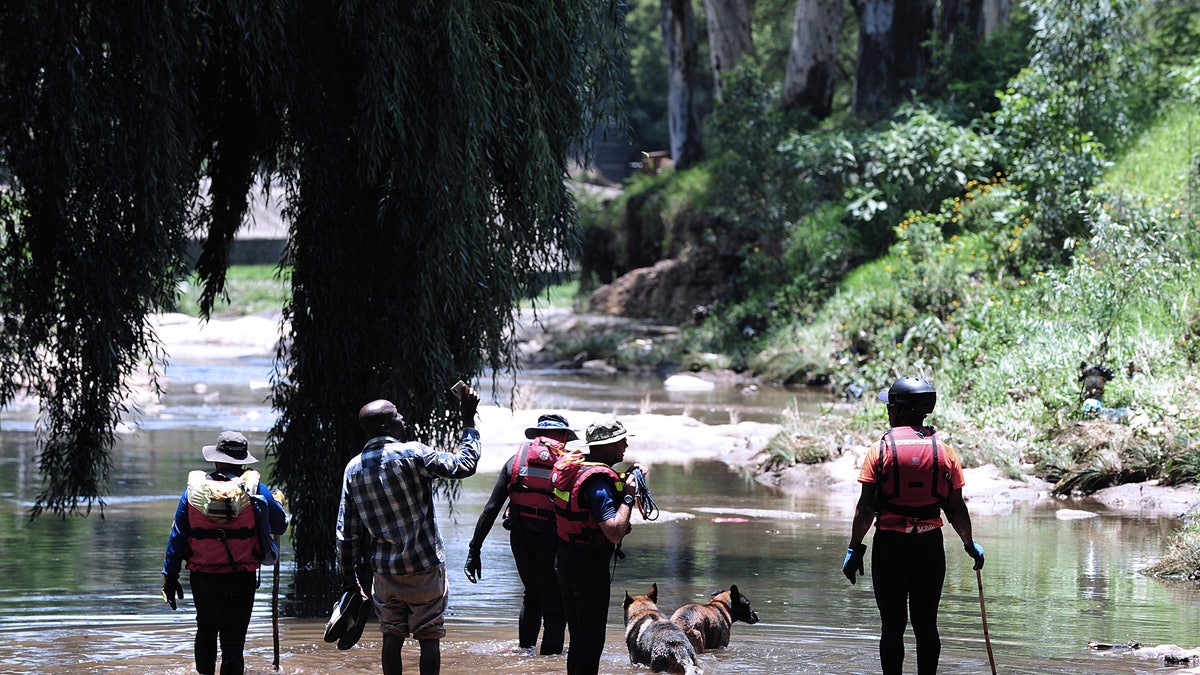 South African searchers