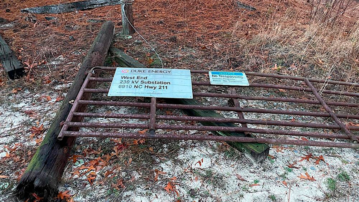 moore county substation gate