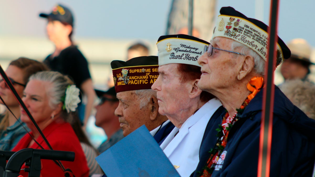 Pearl Harbor veterans at 81st remembrance ceremony