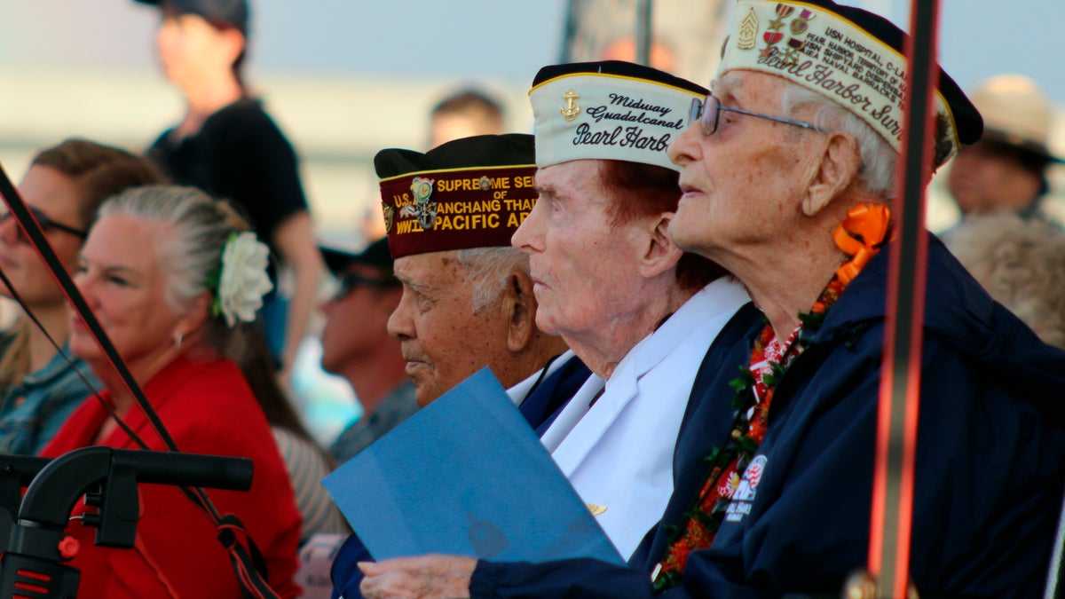 Pearl Harbor veterans at 81st remembrance ceremony