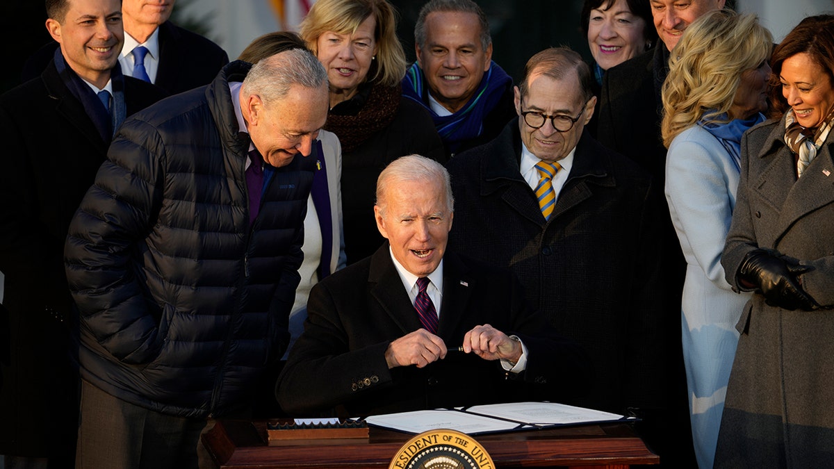 Biden signing the Respect for Marriage Act