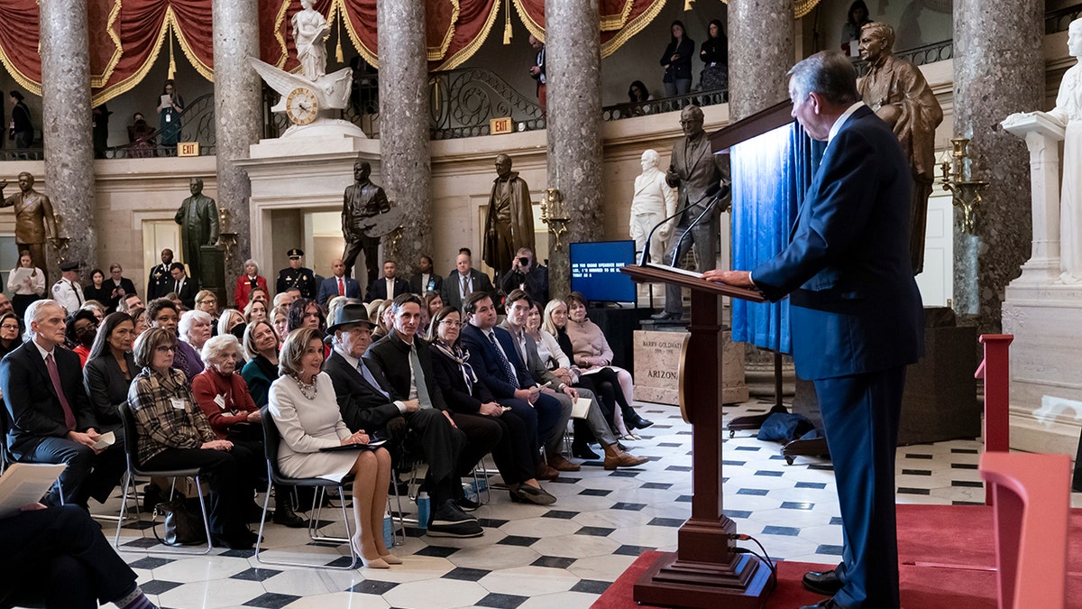 John Boehner speaking at a ceremony