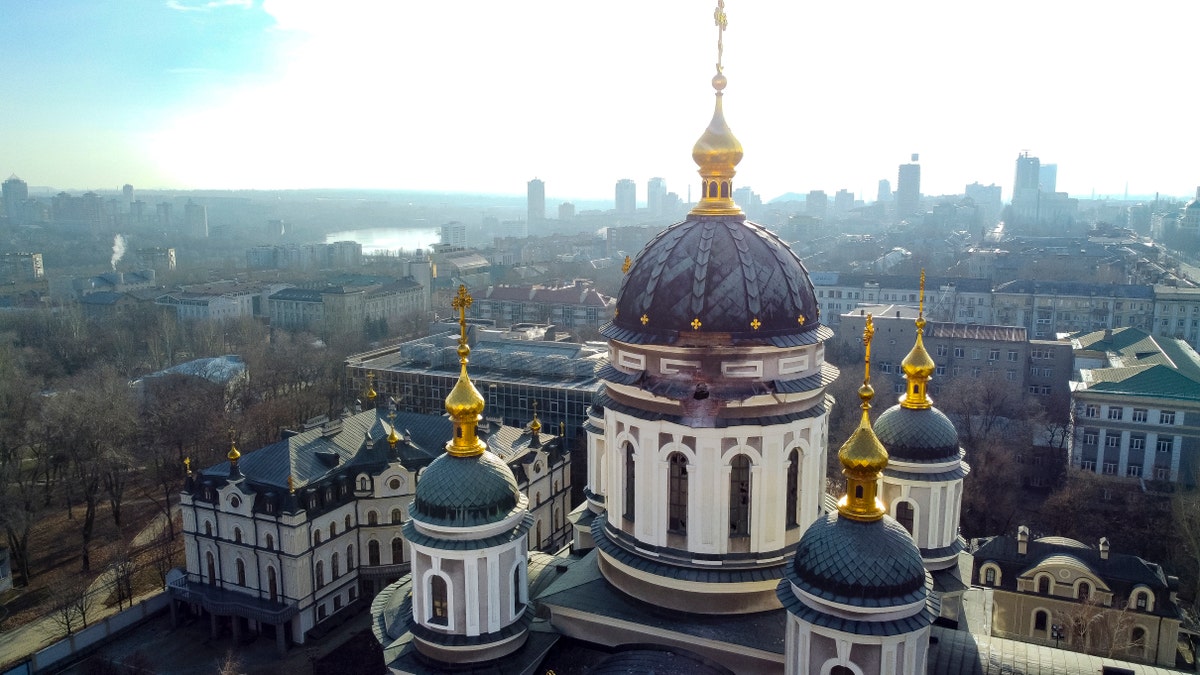 Damage to Ukrainian church after recent shelling