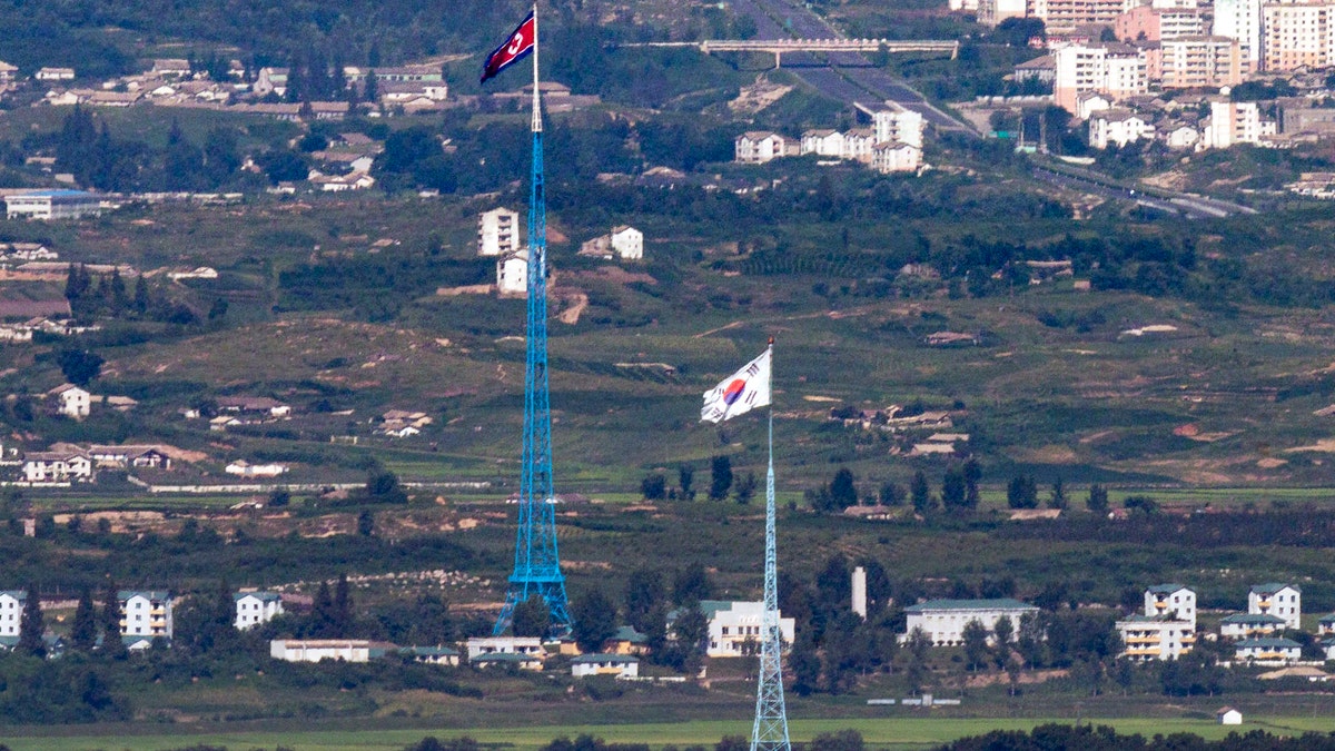 North Korea and South Korea border