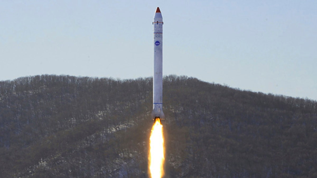 North Korea rocket test launch