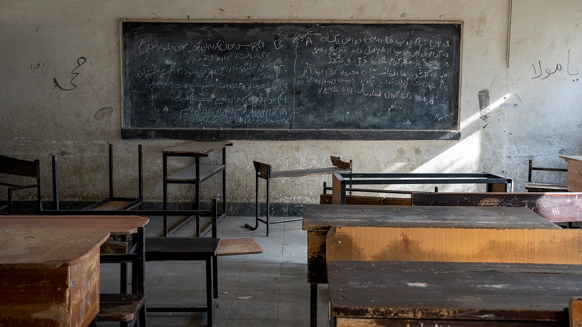 A photo of a chalkboard