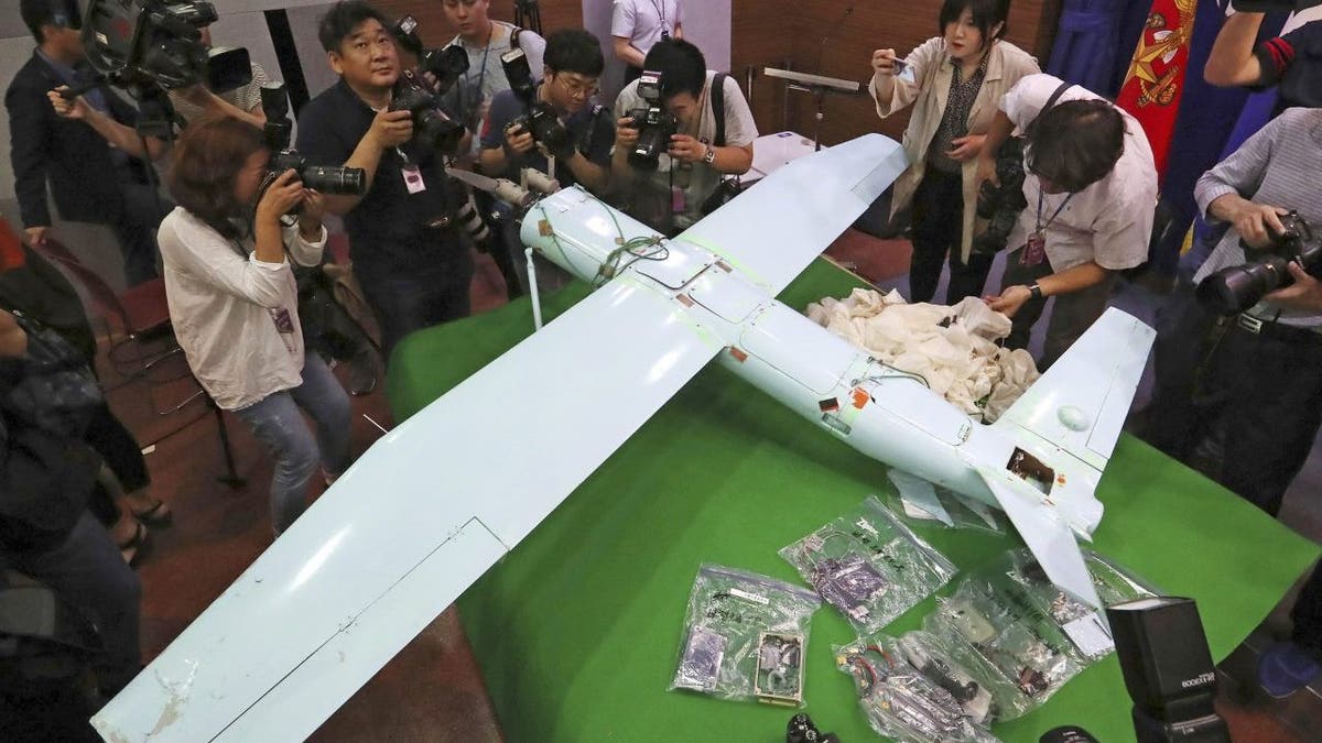 Downed North Korean drone