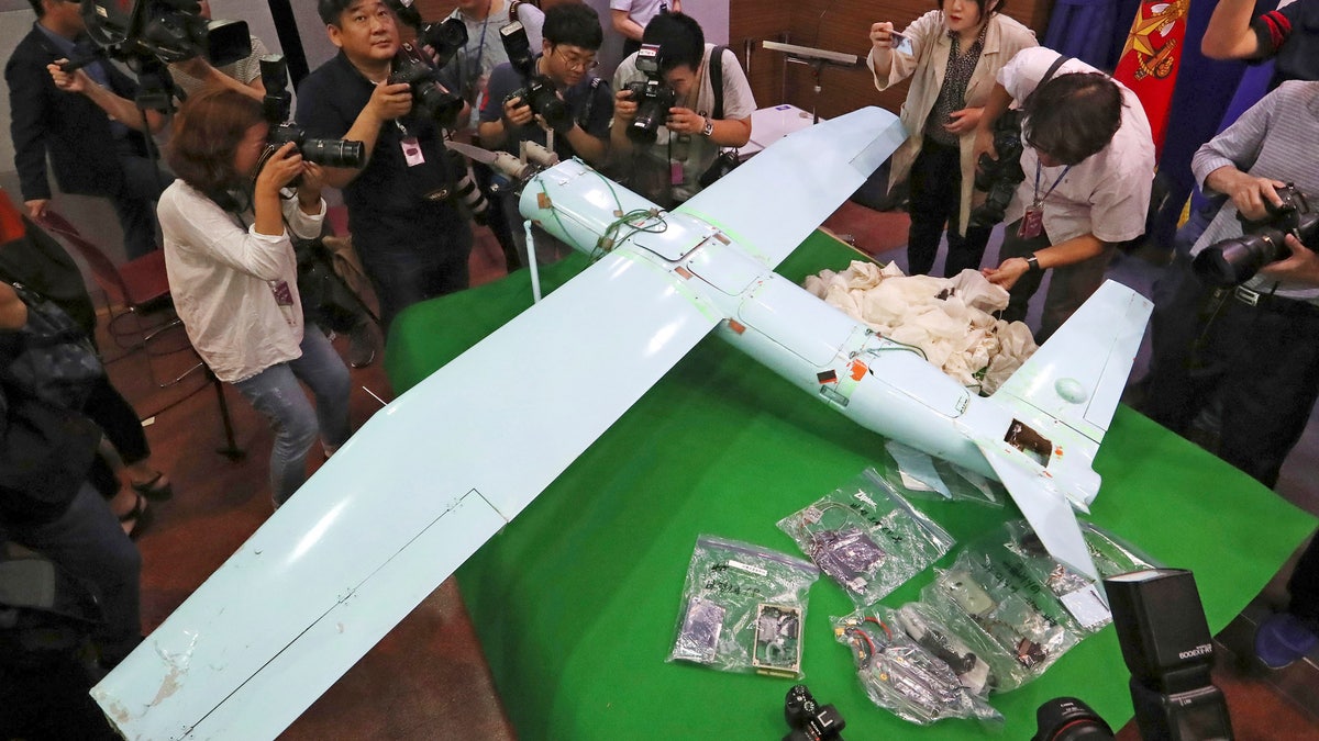 Downed North Korean drone