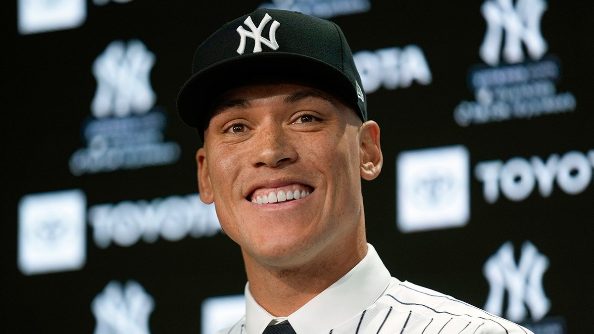 Aaron Judge news confernece