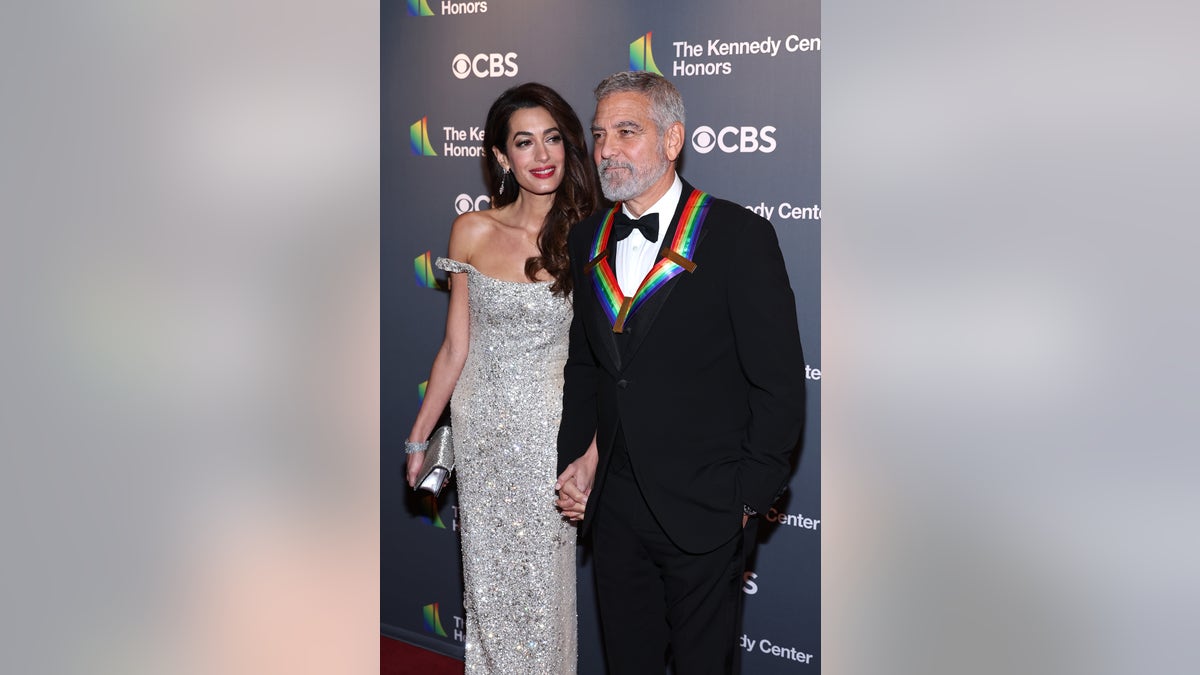 George Clooney and Amal Clooney attend Kennedy Center Honors together in DC